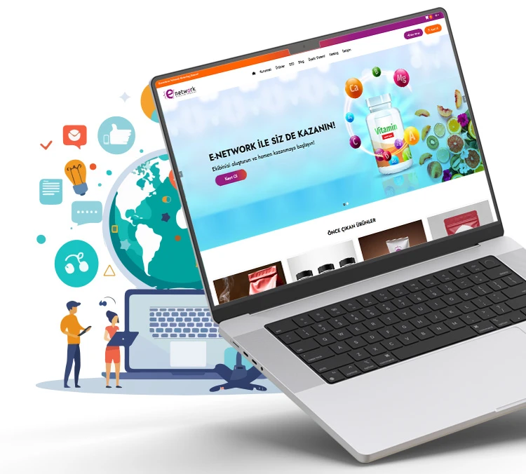 Software de marketing de rede pronto a usar