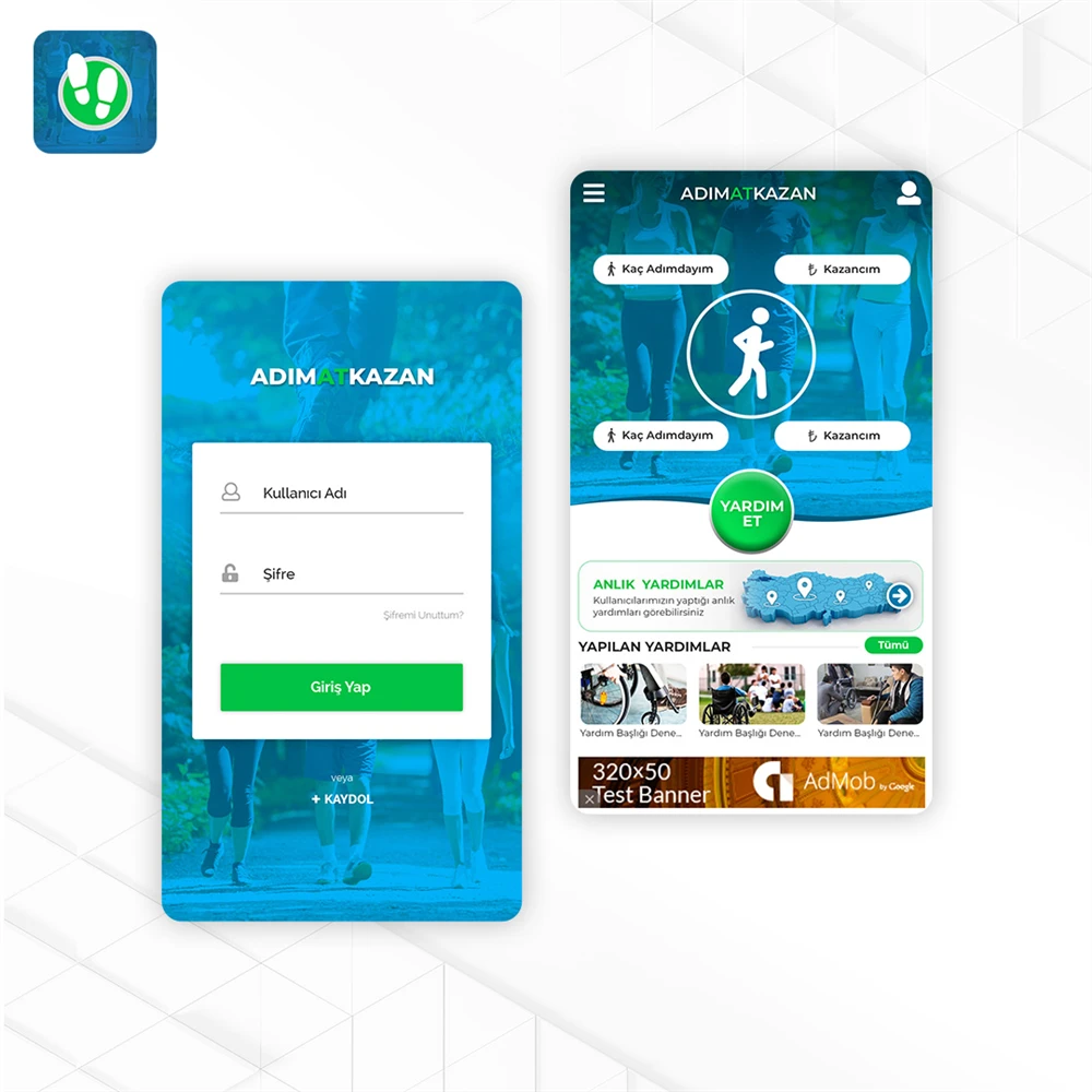 Adım At Kazan Mobile Application