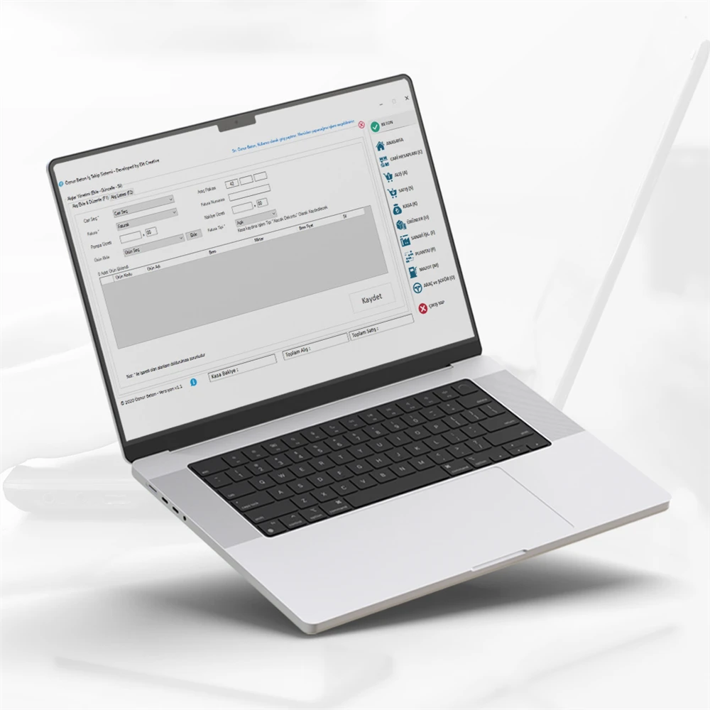 Öznur Beton Programa de Contabilidad